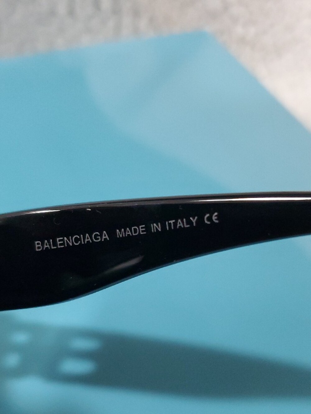 Balenciaga Black Sunglasses with Gold BB Accent - Picture 5 of 10